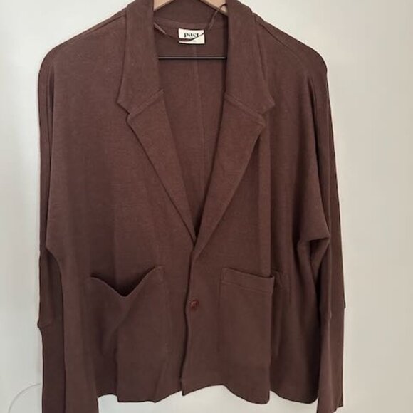 PACT Airplane Relaxed Blazer (BROWN) - Picture 1 of 4